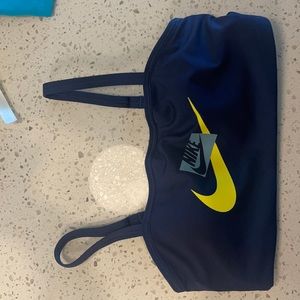 Nike Dri Fit Indy Logo Convertible Light Support Padded Sports Bra